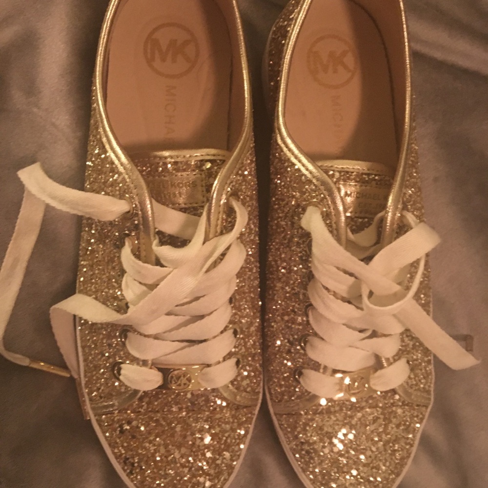 Michael Kors ladies glitter trainers - Picture 3 of 4